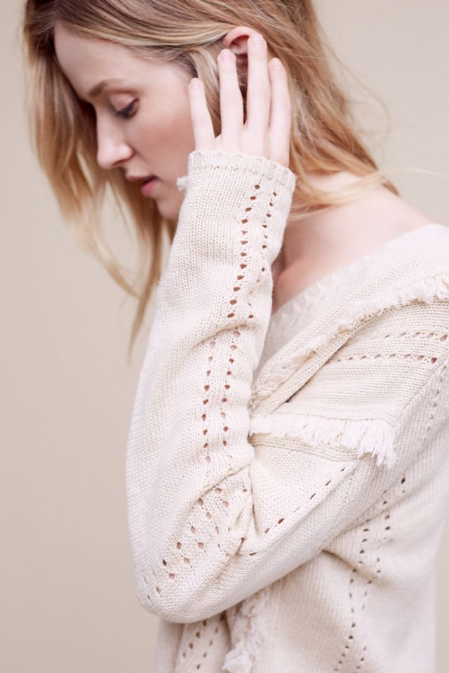 Lisette Fringed Sweater #1