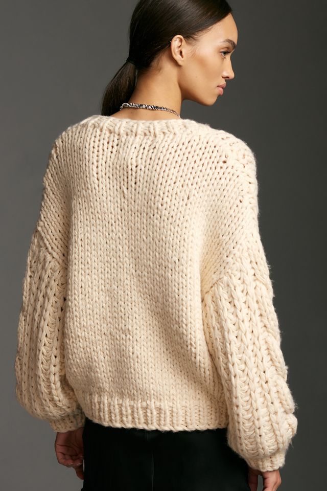 Raga Alaska Cable Cardigan Sweater #2
