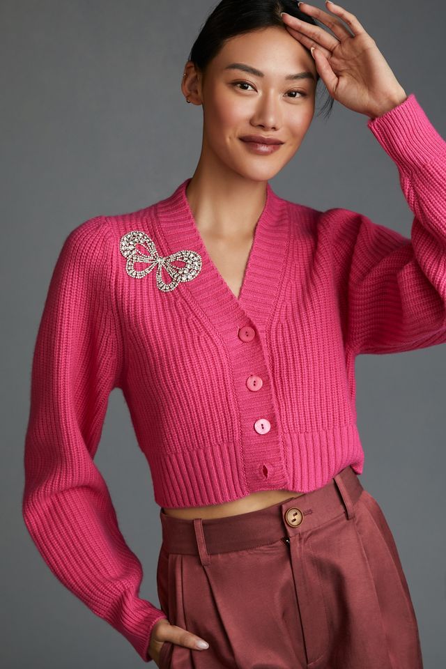 LoveShackFancy Larsa Cardigan Sweater