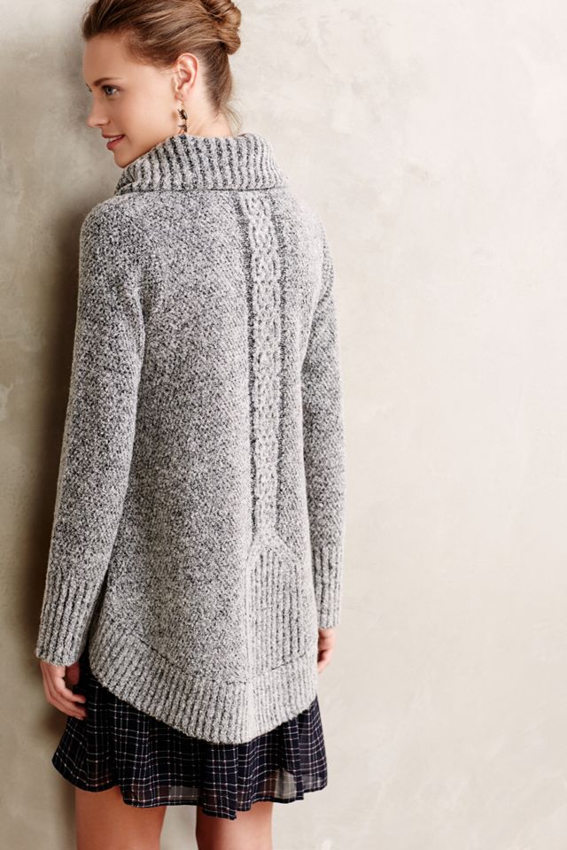 Cabled Boucle Pullover #2
