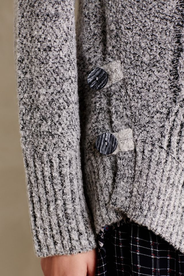 Cabled Boucle Pullover #4