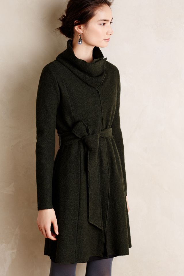 Shawled Wool Sweatercoat #1