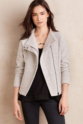 wool moto coat