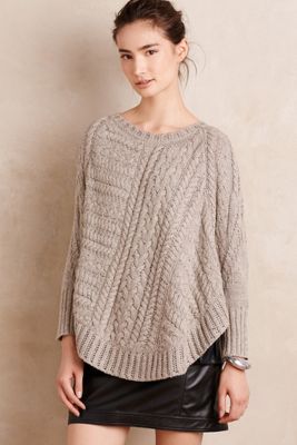 Curved Cables Poncho