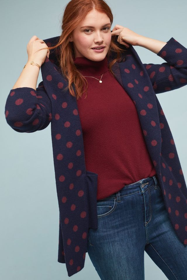 Anthropologie polka 2024 dot sweater