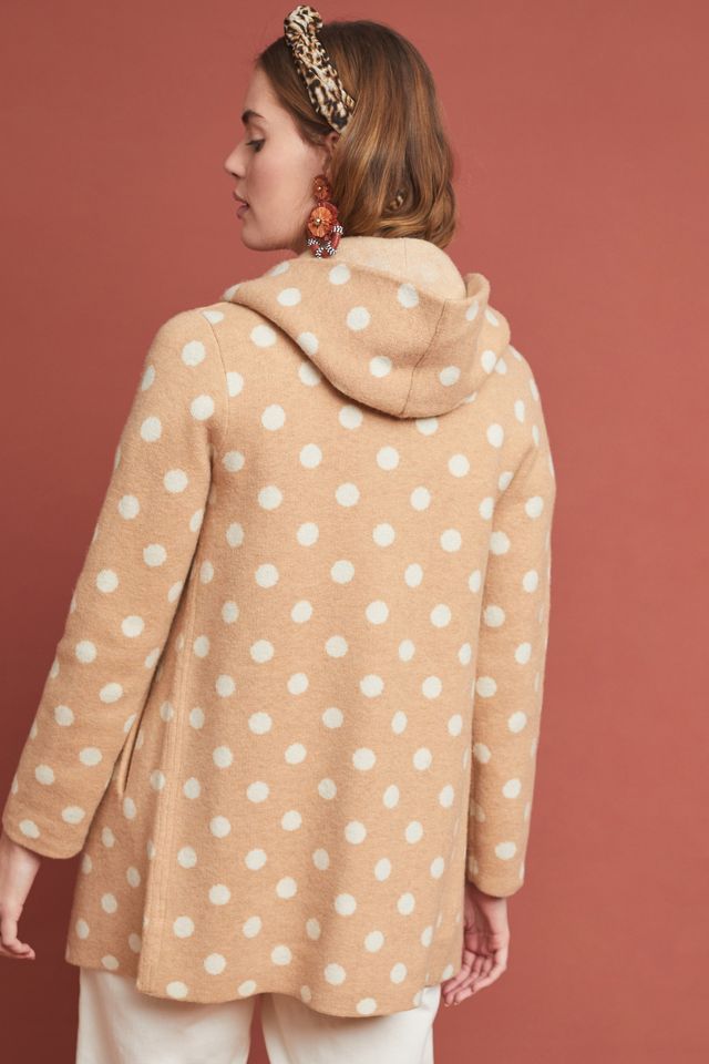 Anthropologie field sale flower sweater coat