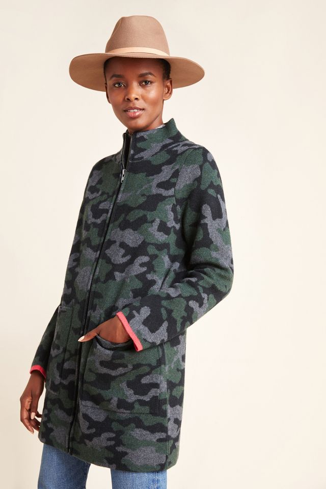 Anthropologie camo sweater sale