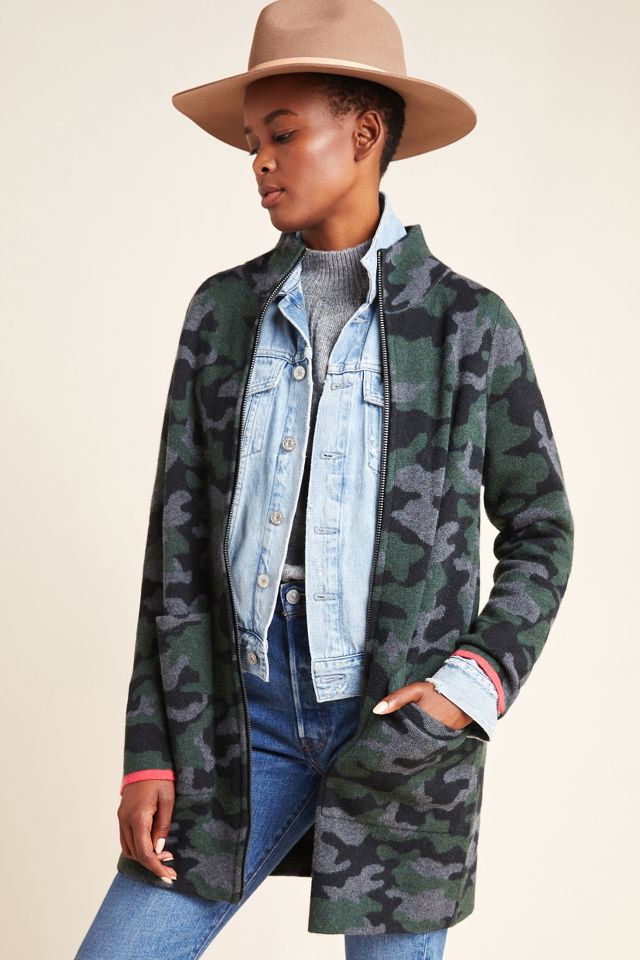 Anthropologie camo sweater sale