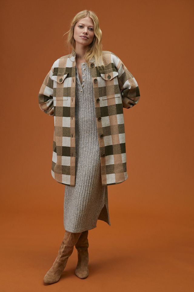 Anthropologie wool sale coat