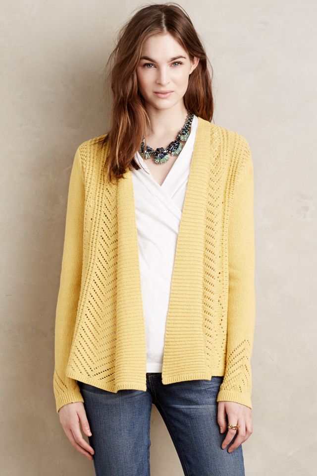 Nansen Pointelle Cardigan | Anthropologie