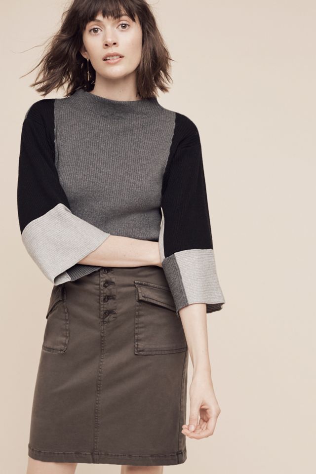 Mollie Colorblocked Sweater | Anthropologie