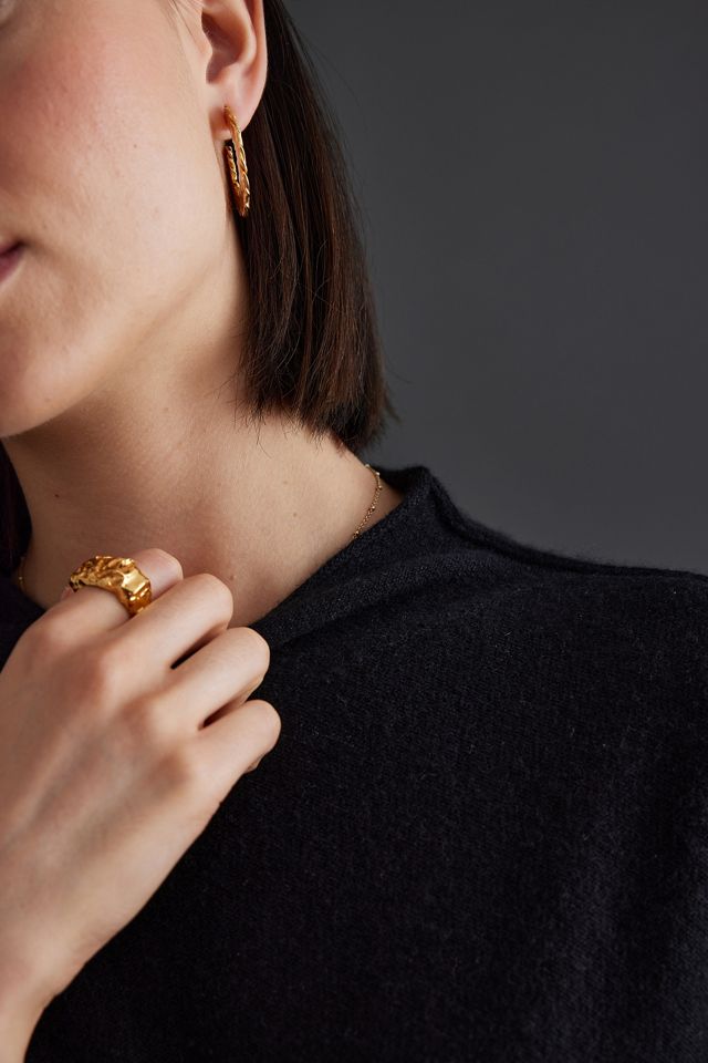 The Alani Cashmere Mock-Neck Sweater by Pilcro #4