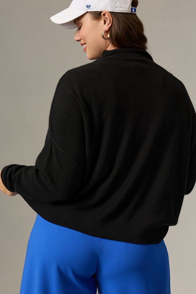 The Alani Cashmere Mock-Neck Sweater by Pilcro #7