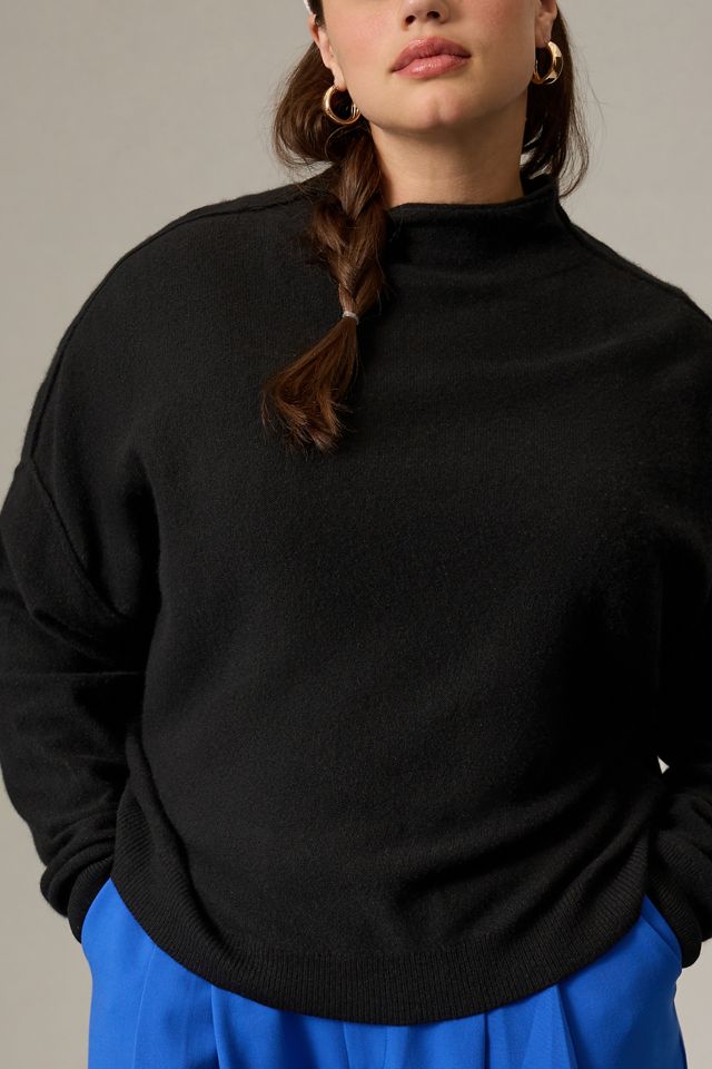 The Alani Cashmere Mock-Neck Sweater by Pilcro #9