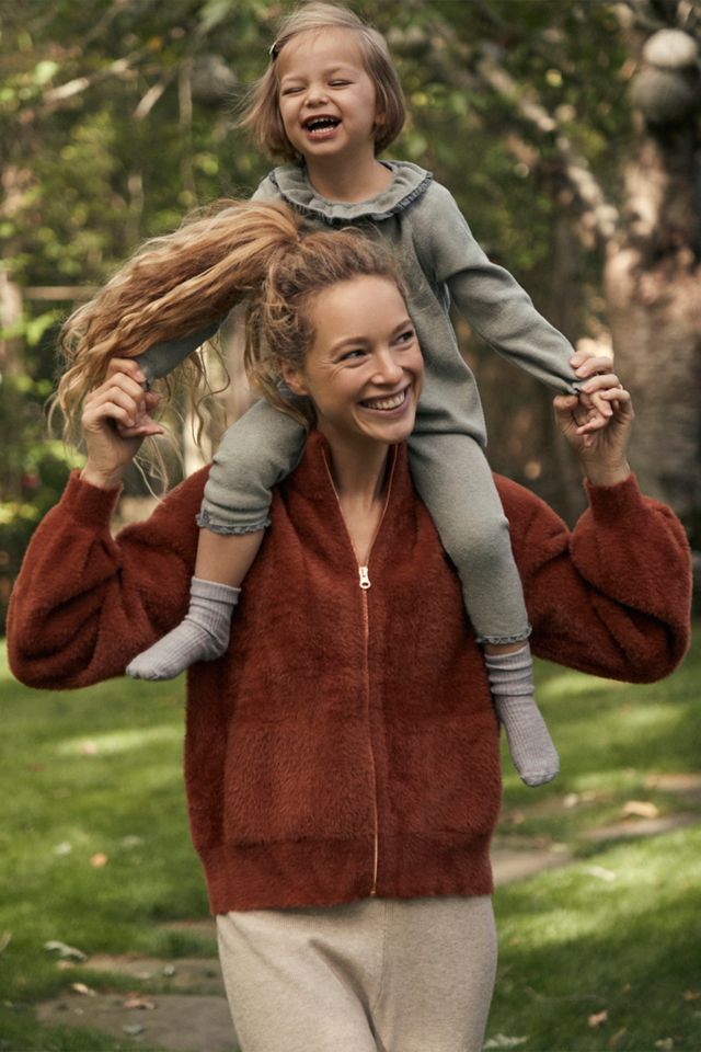 Maeve Kalista Eyelash Sweater Jacket