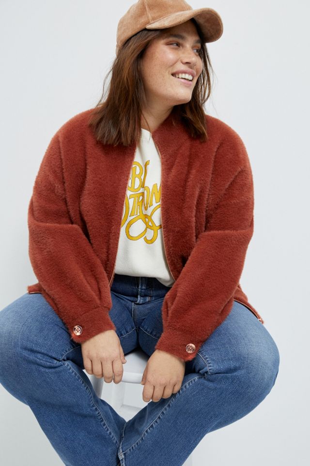 Maeve Kalista Eyelash Sweater Jacket #9