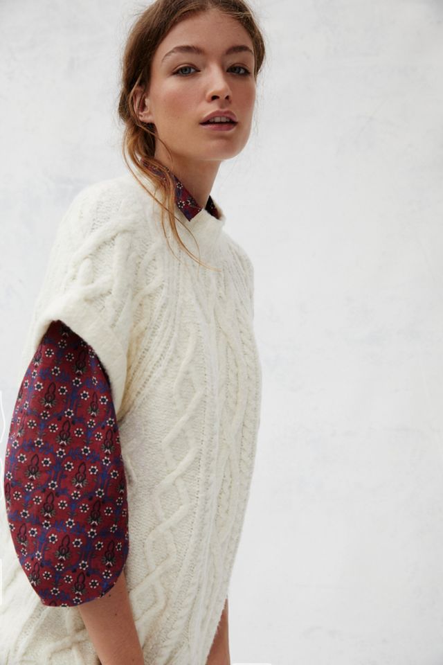 Maeve Cybil Cable-Knit Sweater Vest #3
