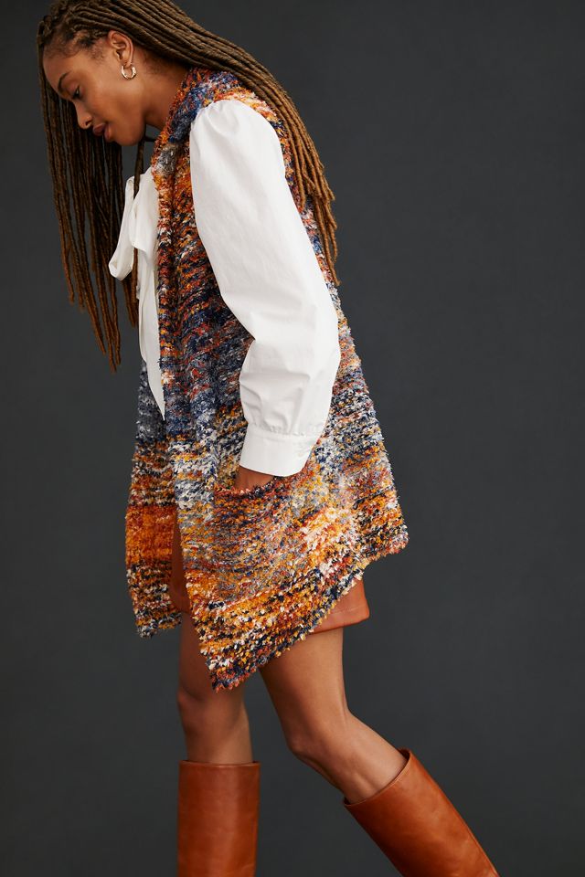By Anthropologie Spacedye Sweater Vest #3