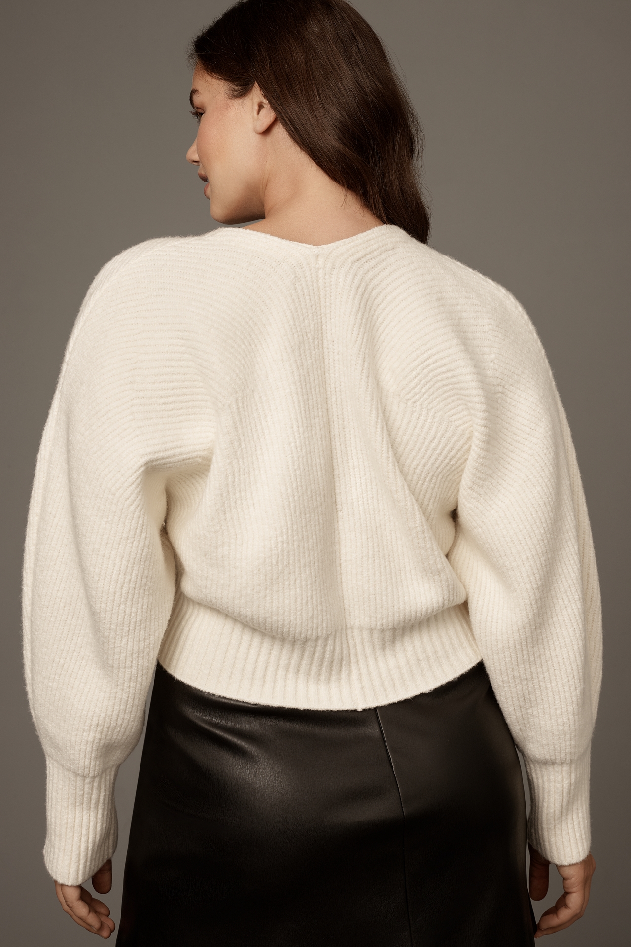 By Anthropologie Rhea Hardware Crop Cardigan Sweater