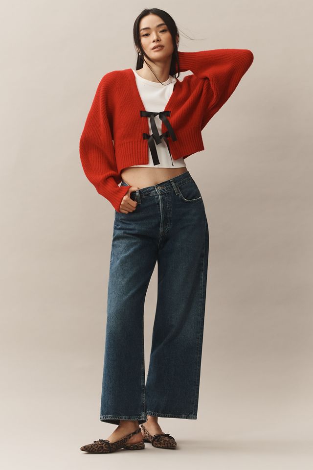 By Anthropologie Rhea Hardware Crop Cardigan Sweater #2