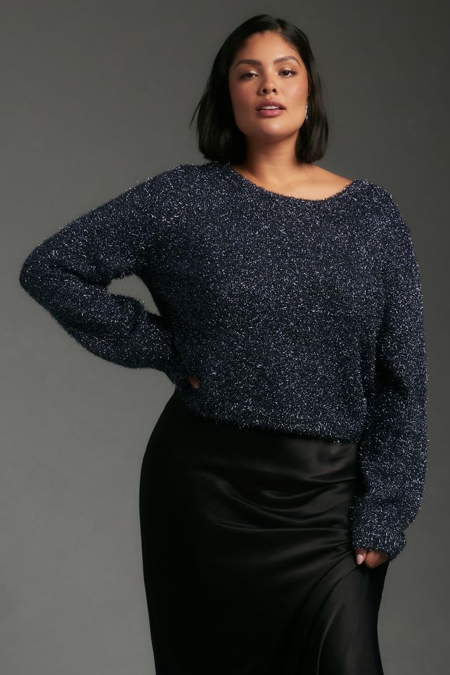 By Anthropologie Eyelash Pullover Sweater #4