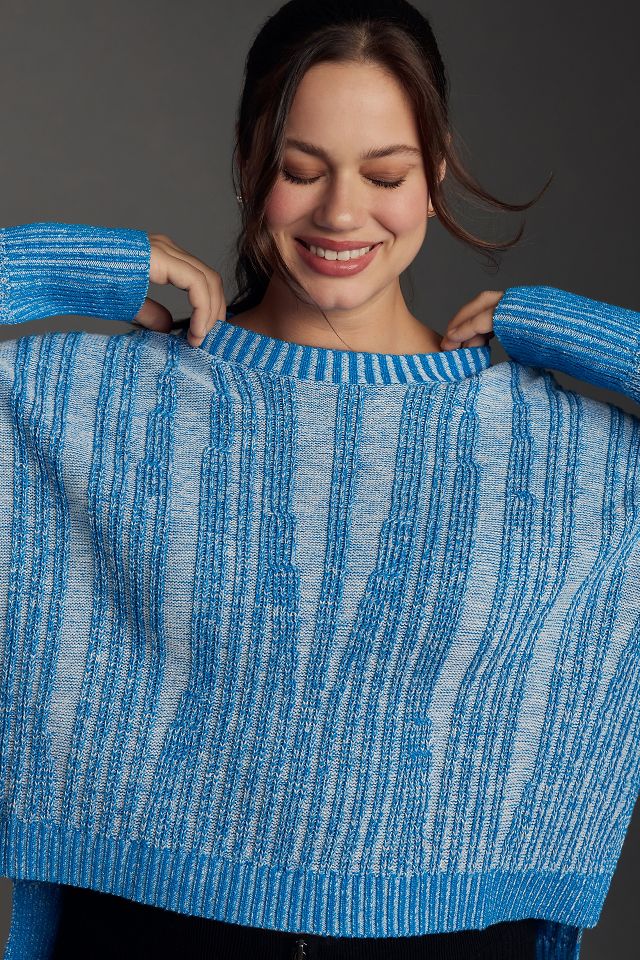 Pilcro Textured High-Low Pullover Sweater #4