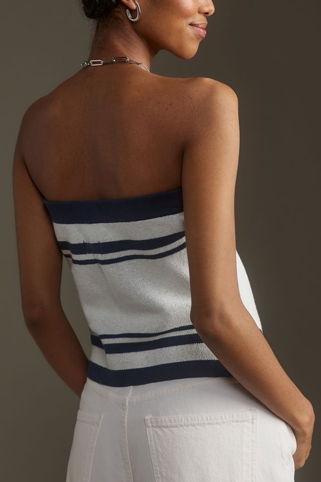 Maeve Deco Sweater Tube Top #1