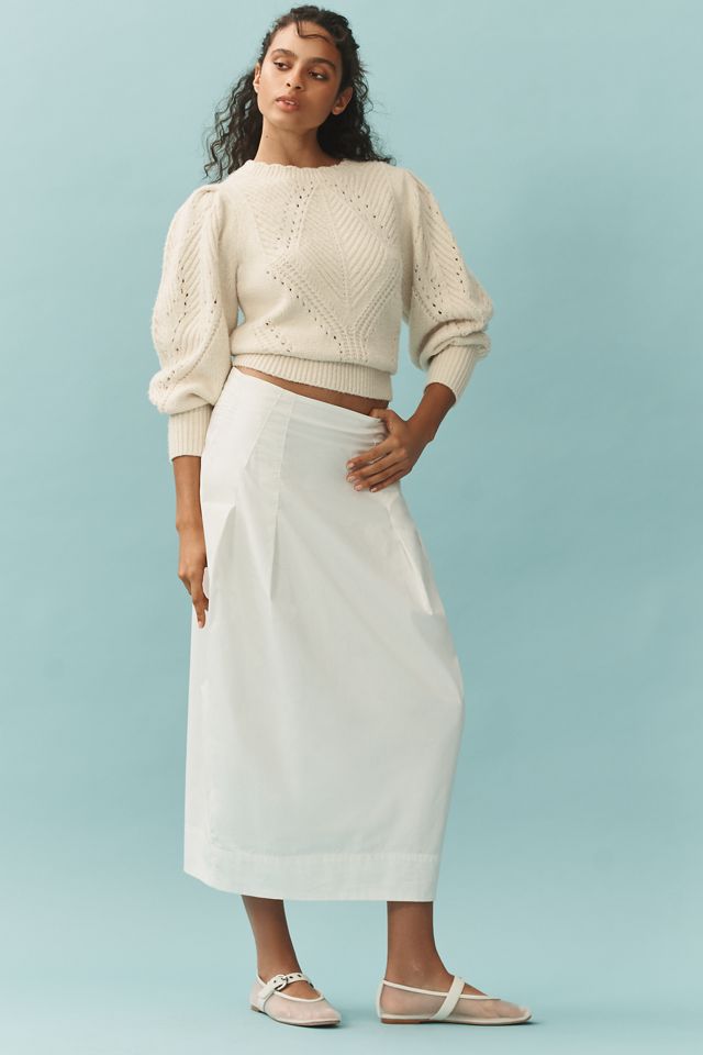 By Anthropologie Scalloped Collar Sweater #2