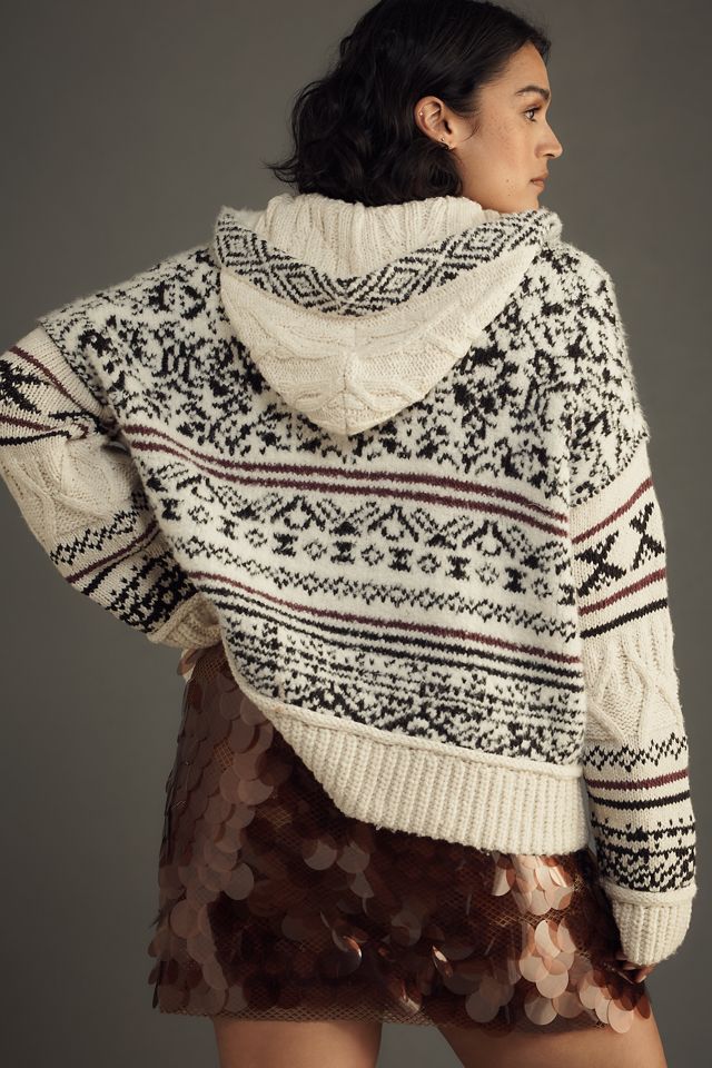 Pilcro Relaxed Hooded Sweater #9