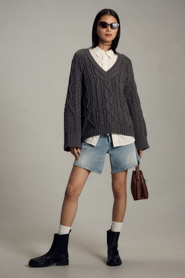 Maglione Maeve a Trecce con Maniche Larghe #2