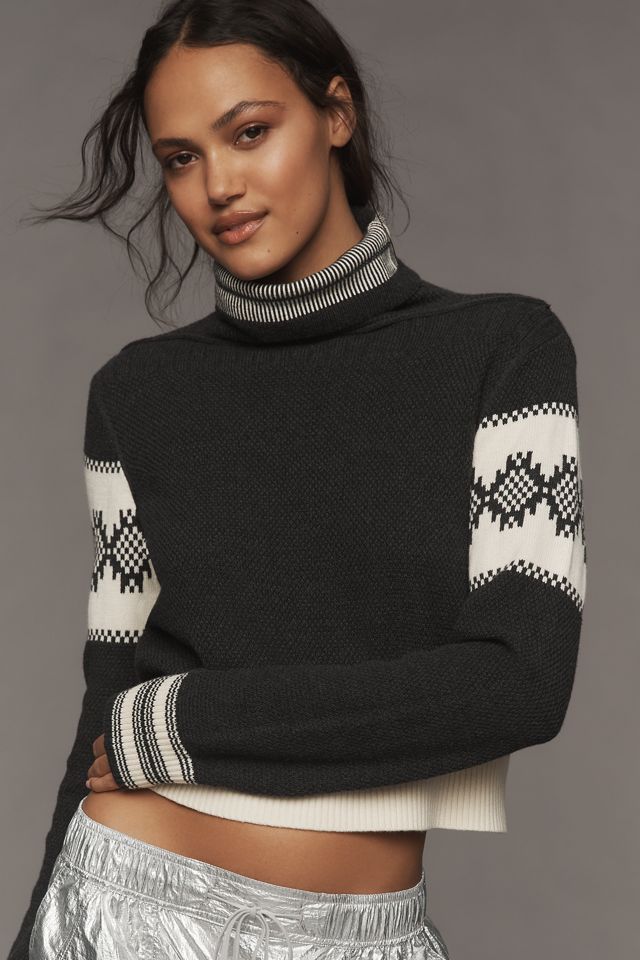Maeve Fitted Nordic-Inspired Turtleneck Sweater #3