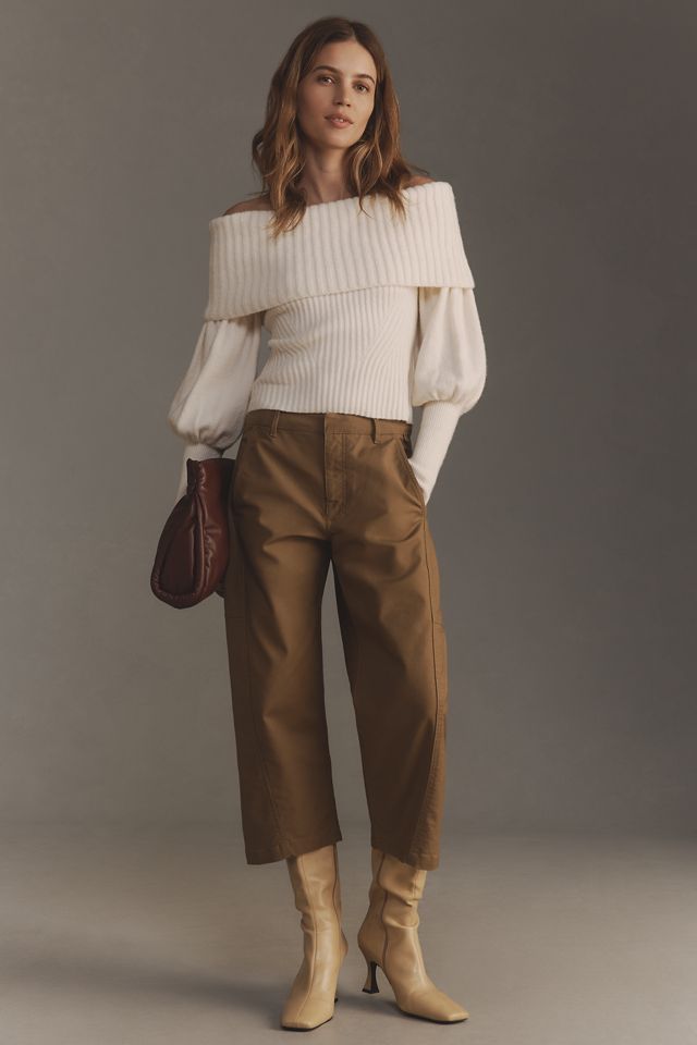 Le Jumper Tessa à Épaules Dénudées et Manches Bouffantes #2
