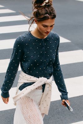 The Juliet Cashmere Cardigan Sweater