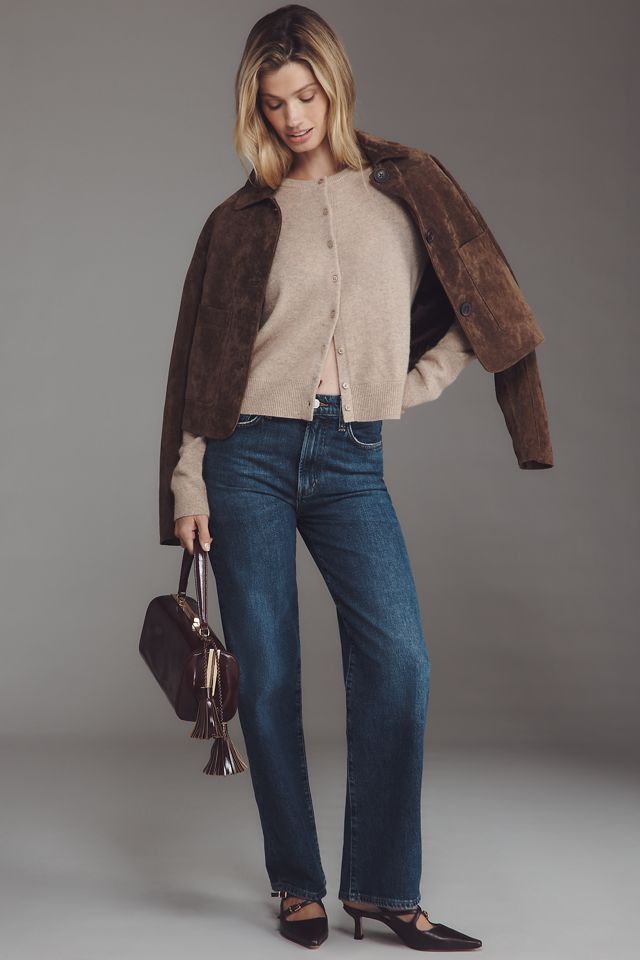 The Juliet 100% Cashmere Crew-Neck Cardigan #12