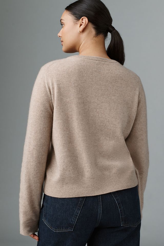 The Juliet 100% Cashmere Crew-Neck Cardigan #7