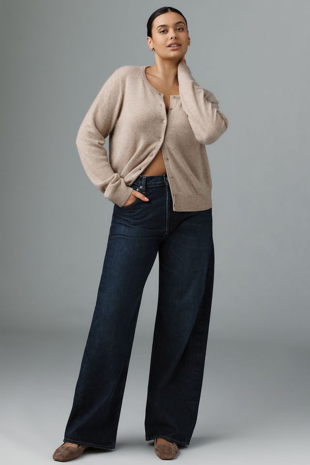 The Juliet 100% Cashmere Crew-Neck Cardigan #8