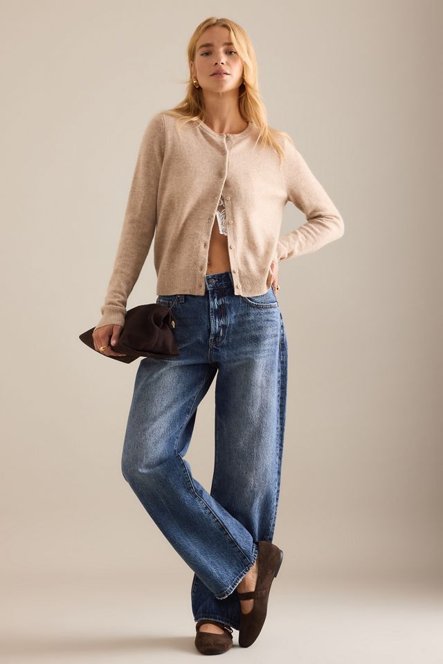The Juliet 100% Cashmere Crew-Neck Cardigan #2