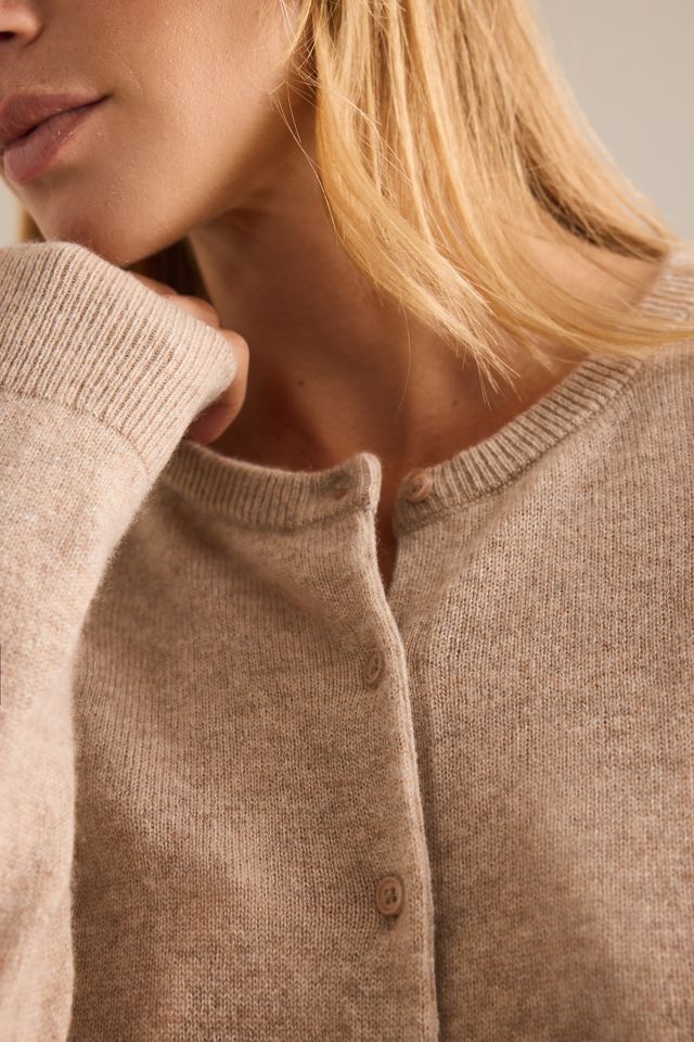 The Juliet 100% Cashmere Crew-Neck Cardigan #5