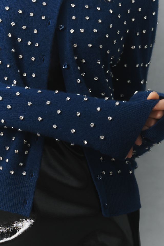 The Juliet Cashmere Crew-Neck Cardigan #3