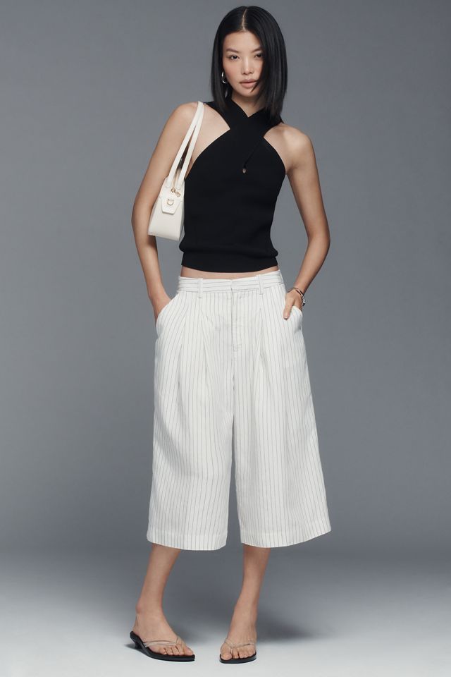 By Anthropologie Wrap-Neck Keyhole Sweater Tank #3
