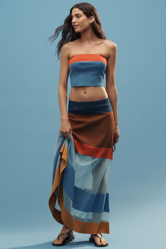 Maeve Knit Crop Tube Top #3