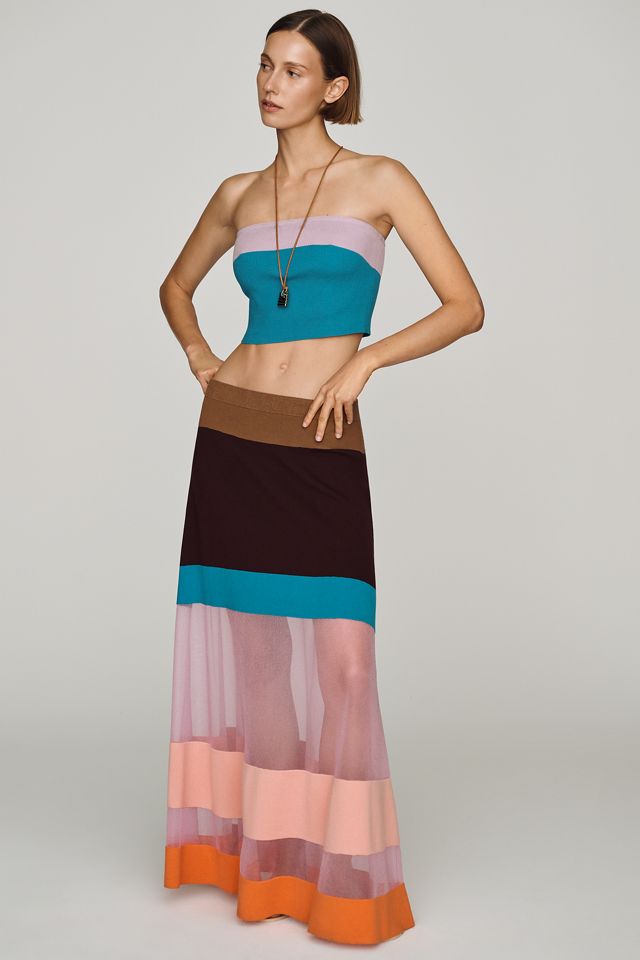 Maeve Knit Crop Tube Top #3