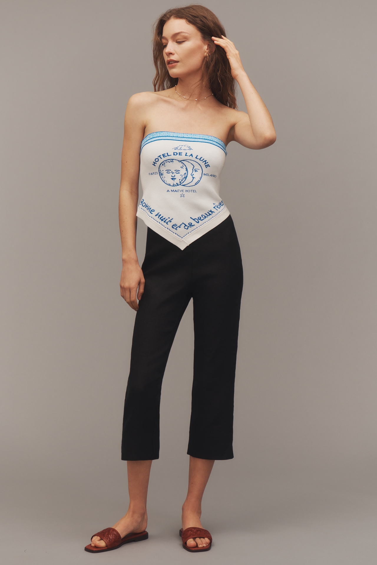 The Lowen Icon Sweater-Knit Tube Top