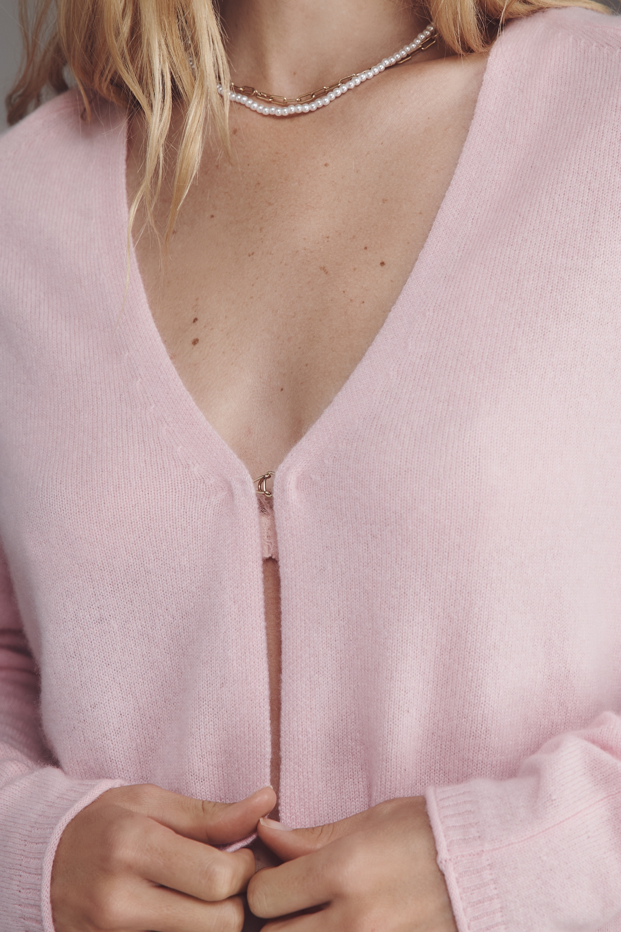 Maeve Single-Button Cashmere Cardigan Sweater
