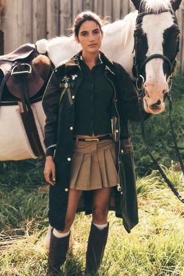 Pilcro Ribbed Cashmere Cardigan Sweater