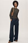 Pilcro Ribbed Cashmere Cardigan Sweater
