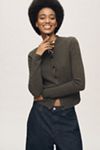 Pilcro Ribbed Cashmere Cardigan Sweater