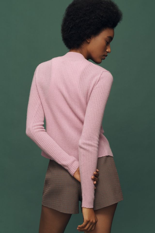 Pilcro Ribbed Cashmere Cardigan Sweater #2