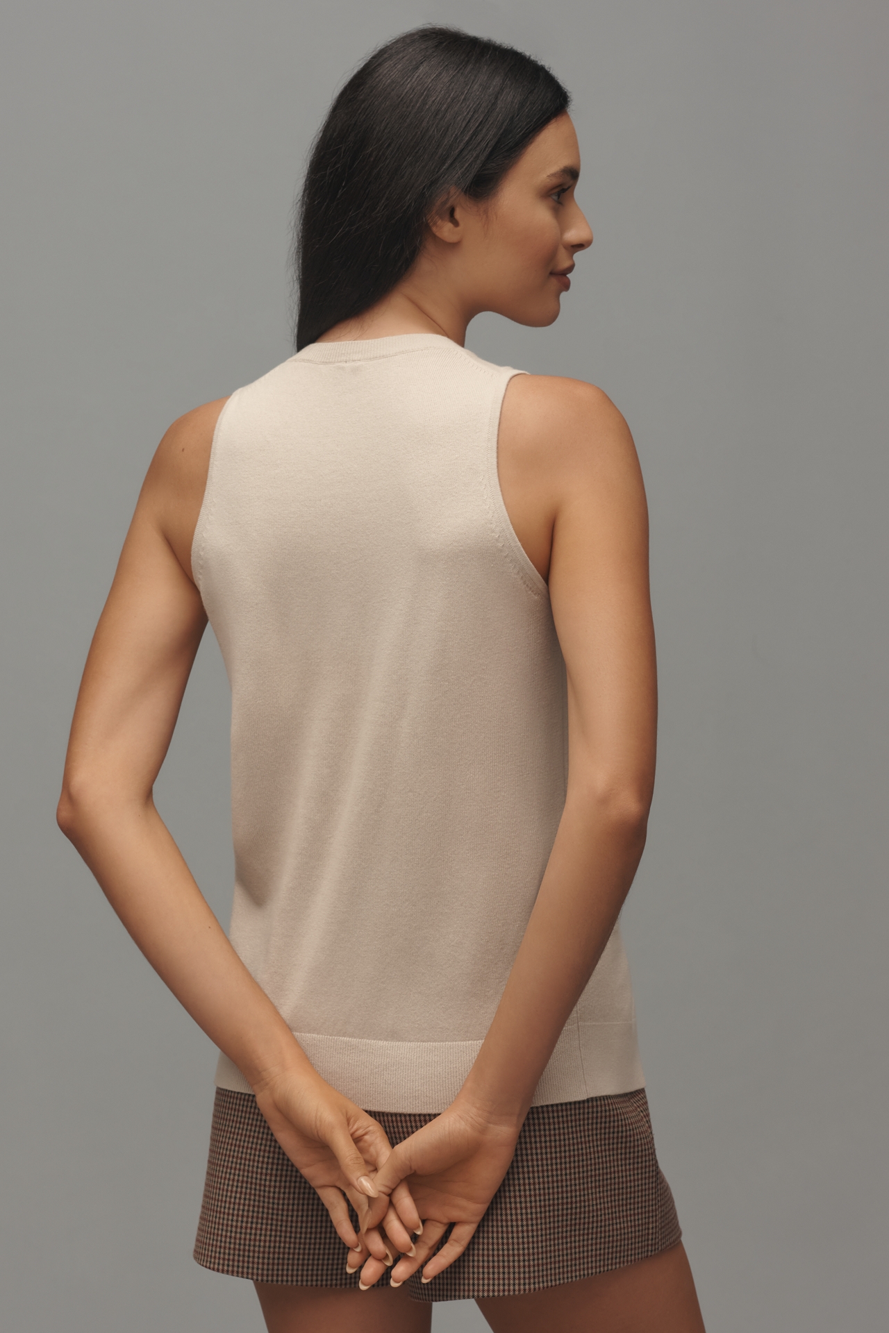 By Anthropologie Cashmere Blend Cardigan Sweater Tank
