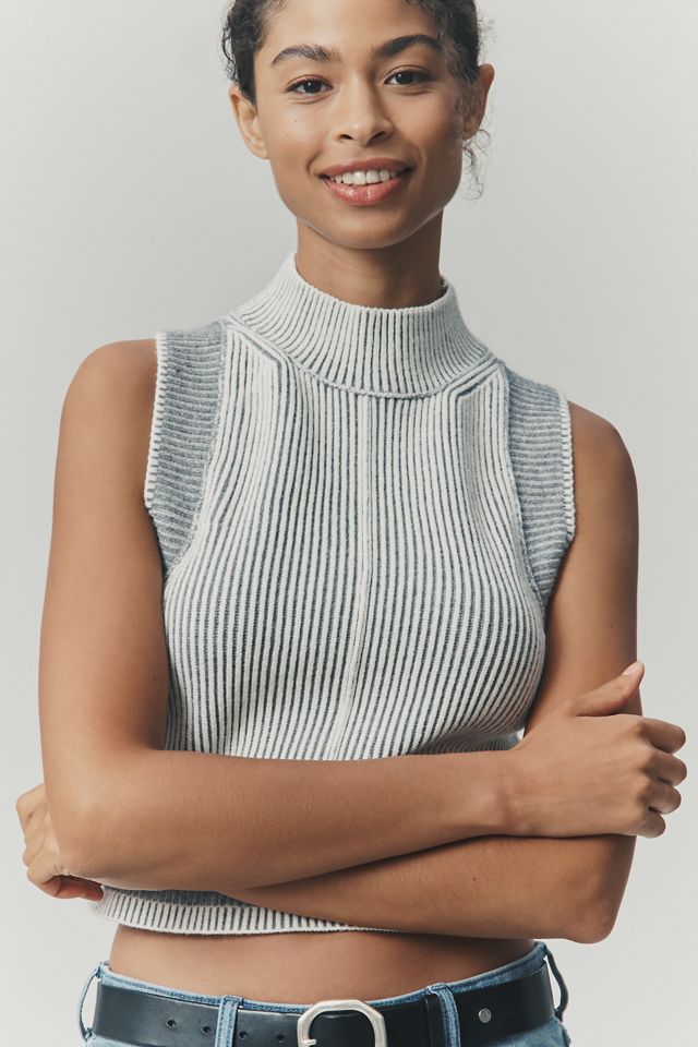 Pilcro Ribbed Crop Sweater Tank #2